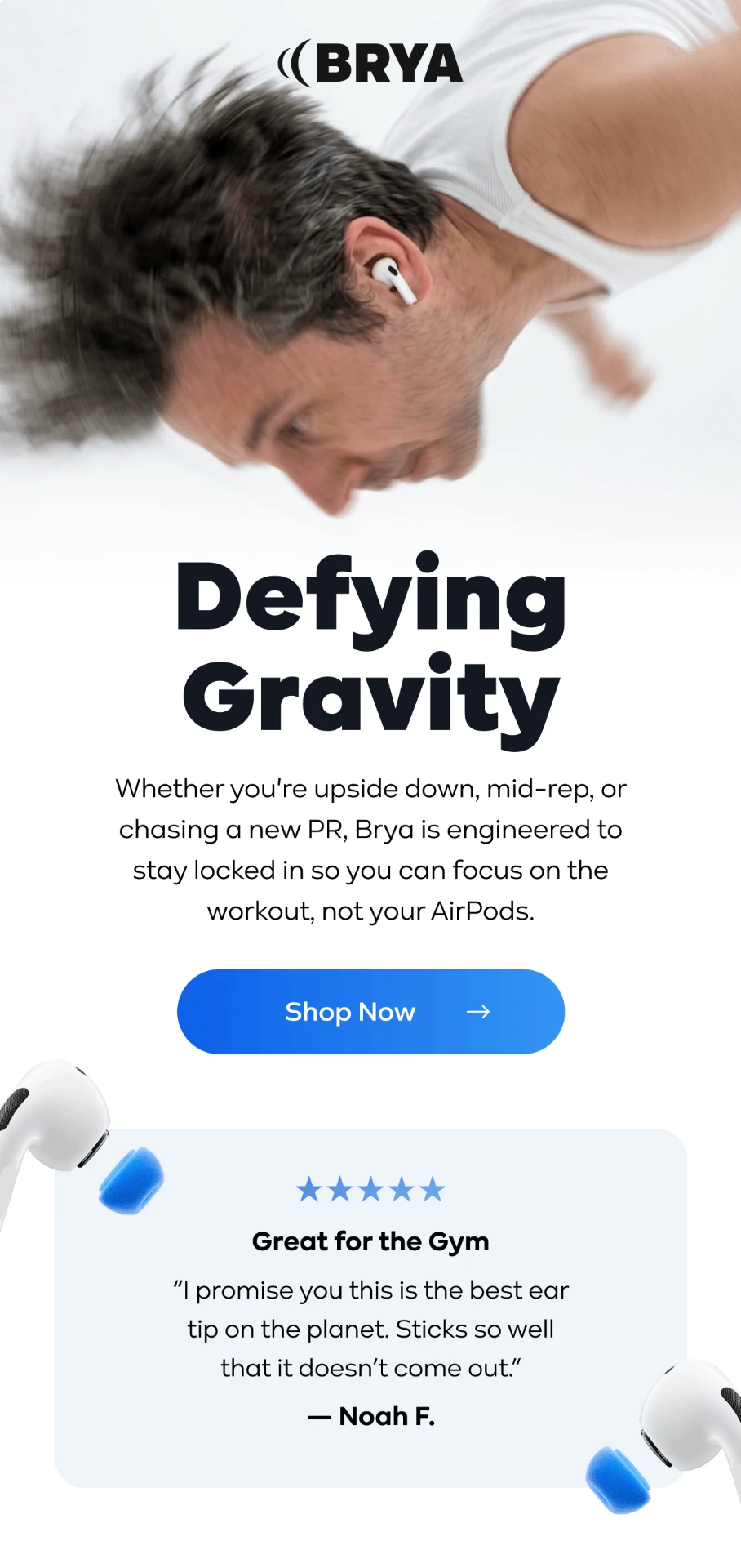 Email marketing design created by Magicianly for Brya