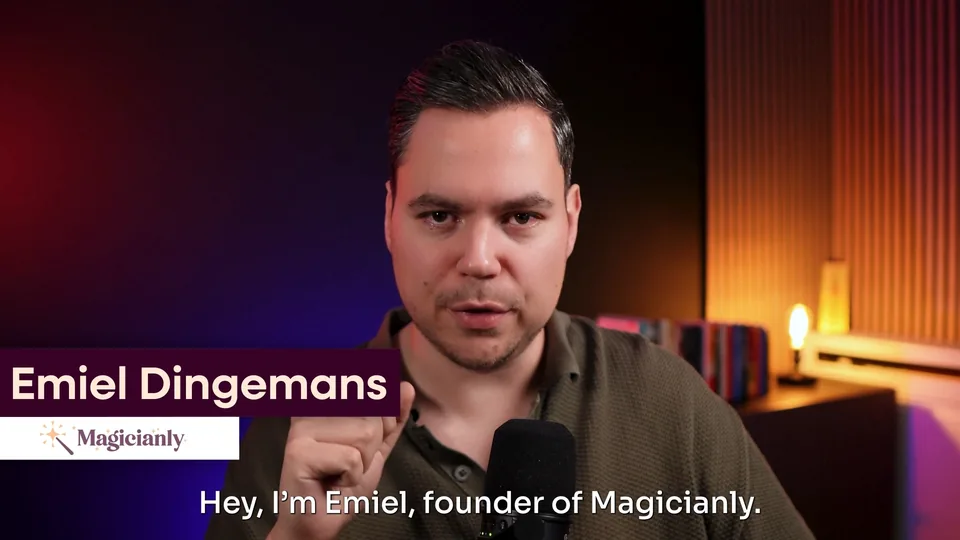 Emiel Dingemans, founder of Magicianly, explaining how the team approaches ecommerce retention