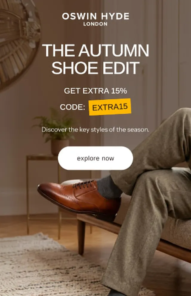 Email marketing design created by Magicianly for Oswin Hyde London
