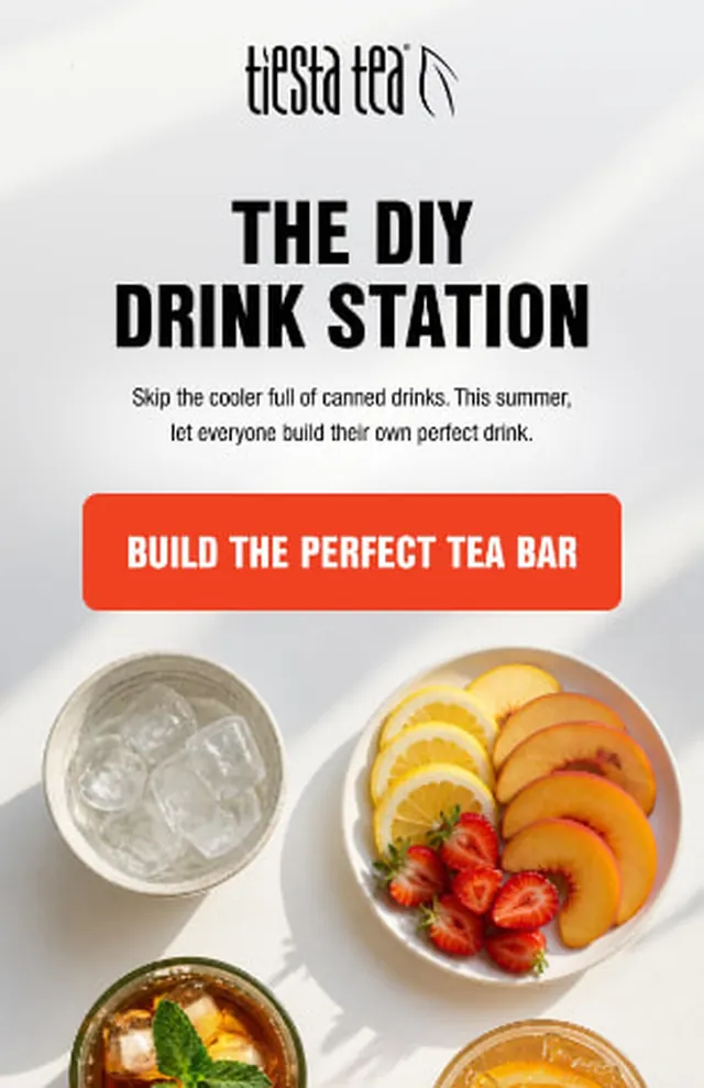 Email marketing design created by Magicianly for Tiesta Tea